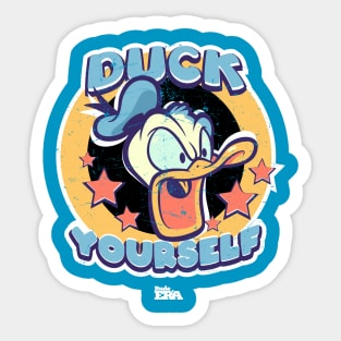 Duck Yourself Sticker